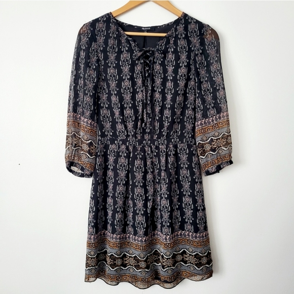 Madewell Woodland Dress in Artisan Floral Size 0 - Picture 2 of 9